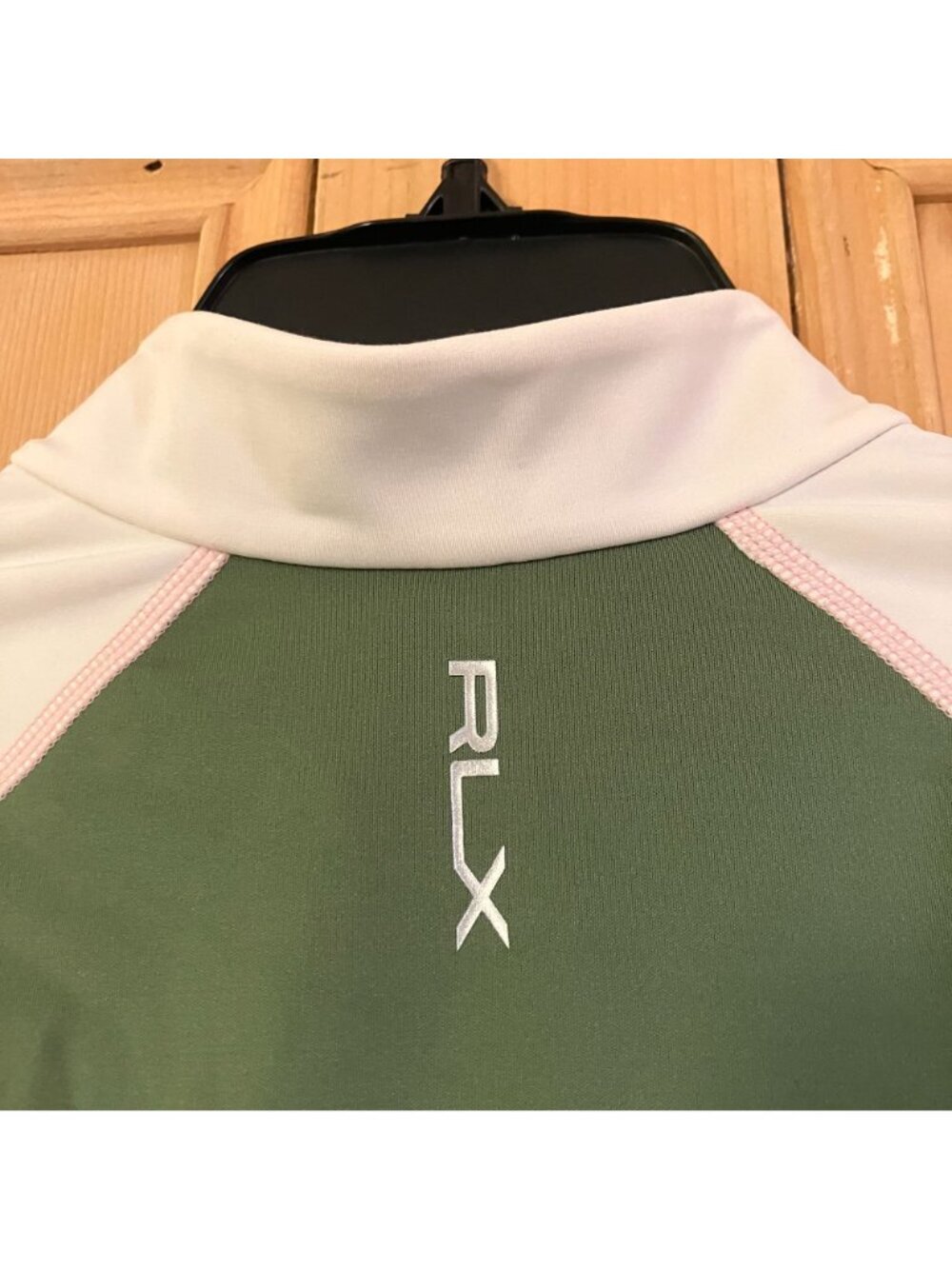 RLX Ralph Lauren Womens Golf Stretch Jersey 1/4-Zip Top Size XS Green SP EXC - Picture 11 of 12